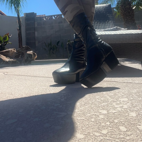 Prada Black Ankle Boots - Picture 7 of 12